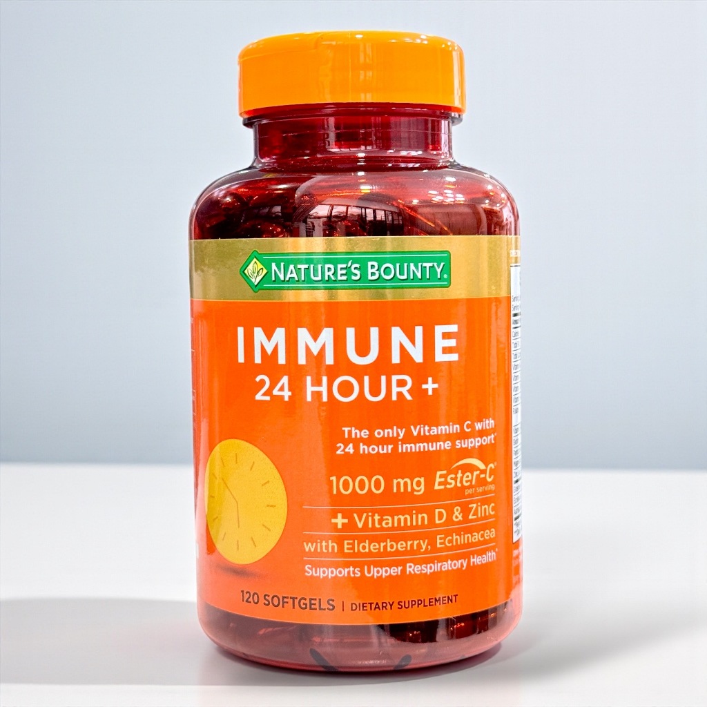 Nature's Bounty Immune 24 Hour+ With 1,000 mg Ester-C มีขนาดให้เลือก