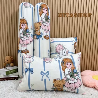 หมอนใบใหญ่(ซื้อ2แถม 2)ชุดเซ็ทหมอนหนุน+หมอนข้าง ได้ไปทั้งหมด4ใบ ไซต์ใหญ่มาตรฐาน