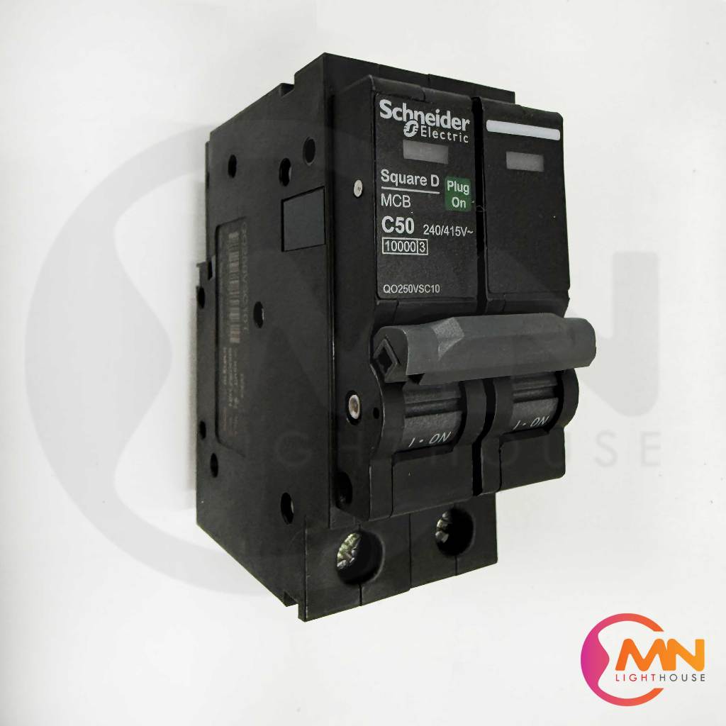เมนเซอร์กิตเบรกเกอร์ 2P 50A Squar-D รุ่น QO250VSC10T (1ตัว)