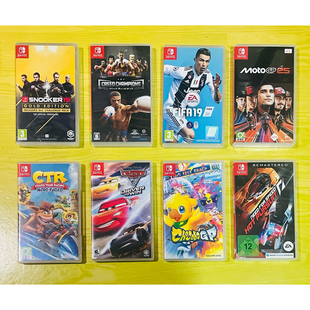 Ns1 Switch1+5 [S/P,แนวกีฬา] Fitness Boxing ,ฟุตบอล,แข่งรถ,Simulator,Ring Fit.