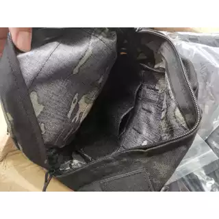 กระเป๋าเสริม ติดด้านหลังเสื้อเกราะขนาด 31 x 23 cm กระเป๋าเสริมหลังเสื้อเวส มี สีดำ สีเขียว พรางดำ