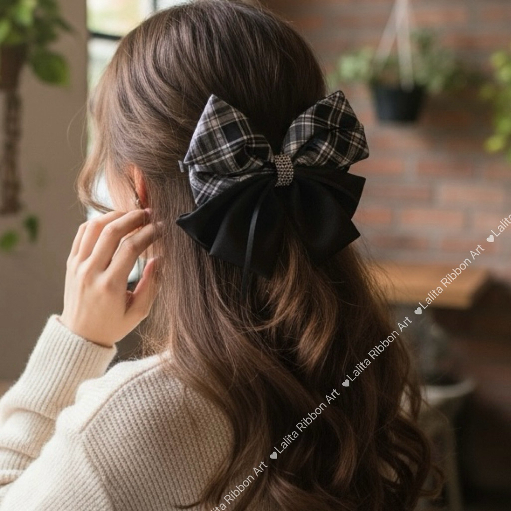 โบว์ติดผม กิ๊บหนีบ (พร้อมส่ง) ถ่ายจากสินค้าจริง