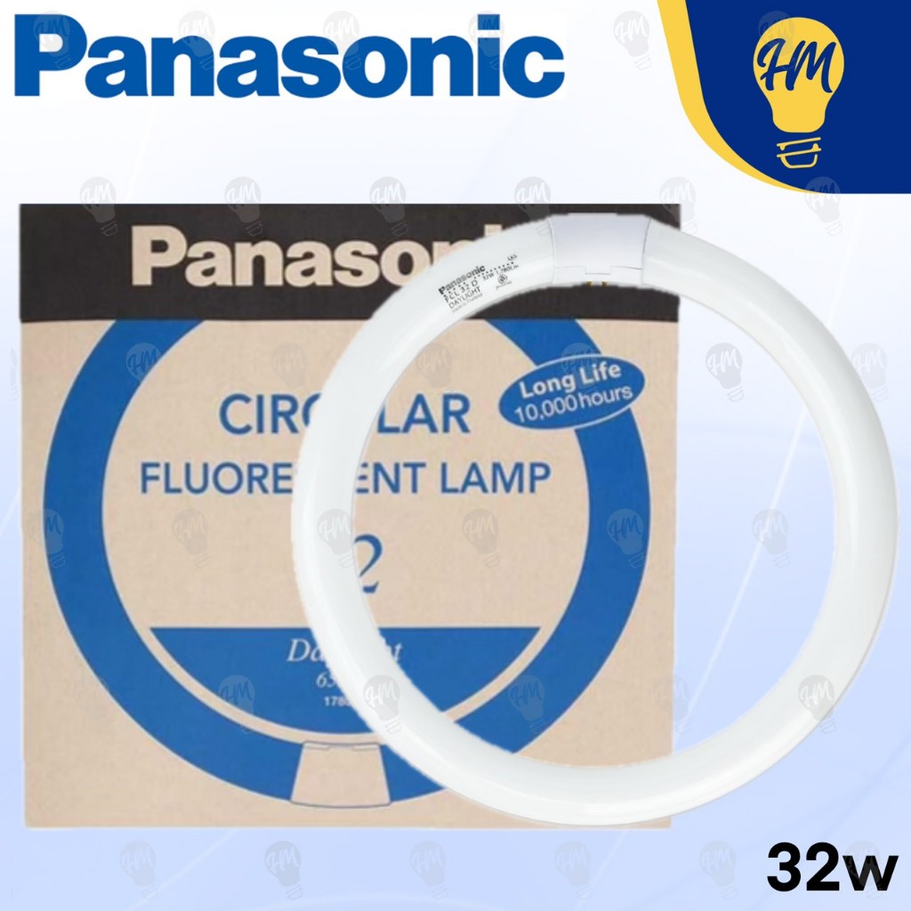 Panasonic  หลอดไฟ นีออนกลม กลม 32W แสงขาว