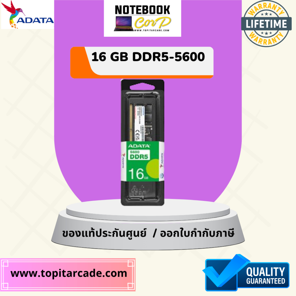 ram NOTEBOOK ddr5 16 gb/5600 adata