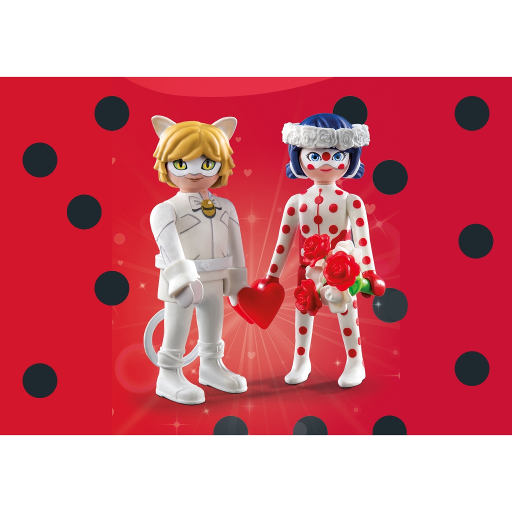 Playmobil 71865 Miraculous: Ladybug & Cat Noir Wedding Dream มิราคูลัส งานแต่งในฝัน เลดี้บั๊ก & แคทนัวร์