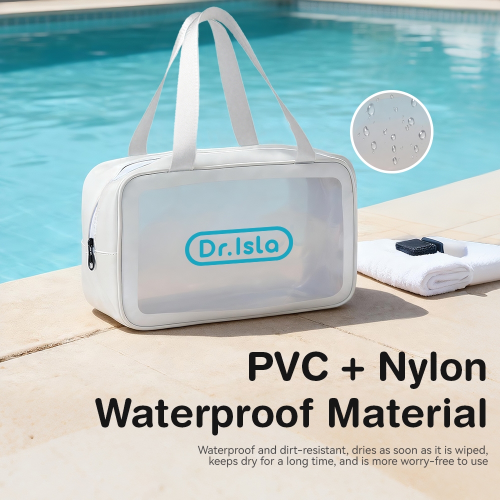 Dr.isla กระเป๋าเก็บของเดินทางความจุขนาดใหญ่ วัสดุ PVC กระเป๋าของขวัญเสริมน้ำหนักเบา TB02 - รูปที่ 2