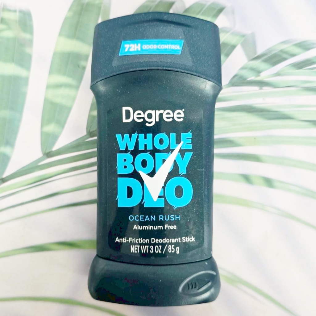 (Degree®) Men Whole Body Deodorant Stick, Ocean Rush 85 g โรลออนสติ๊ก ระงับกลิ่นกาย สำหรับผู้ชาย