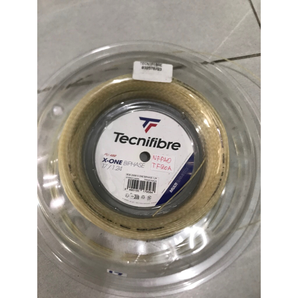 เอ็นเทนนิส tecnifibre x-one เบอร์17 แบบแบ่งขายเป็นset
