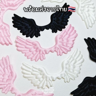 ปีกนางฟ้าตกแต่ง ขนาด7.5cm 10ชิ้น/แพค