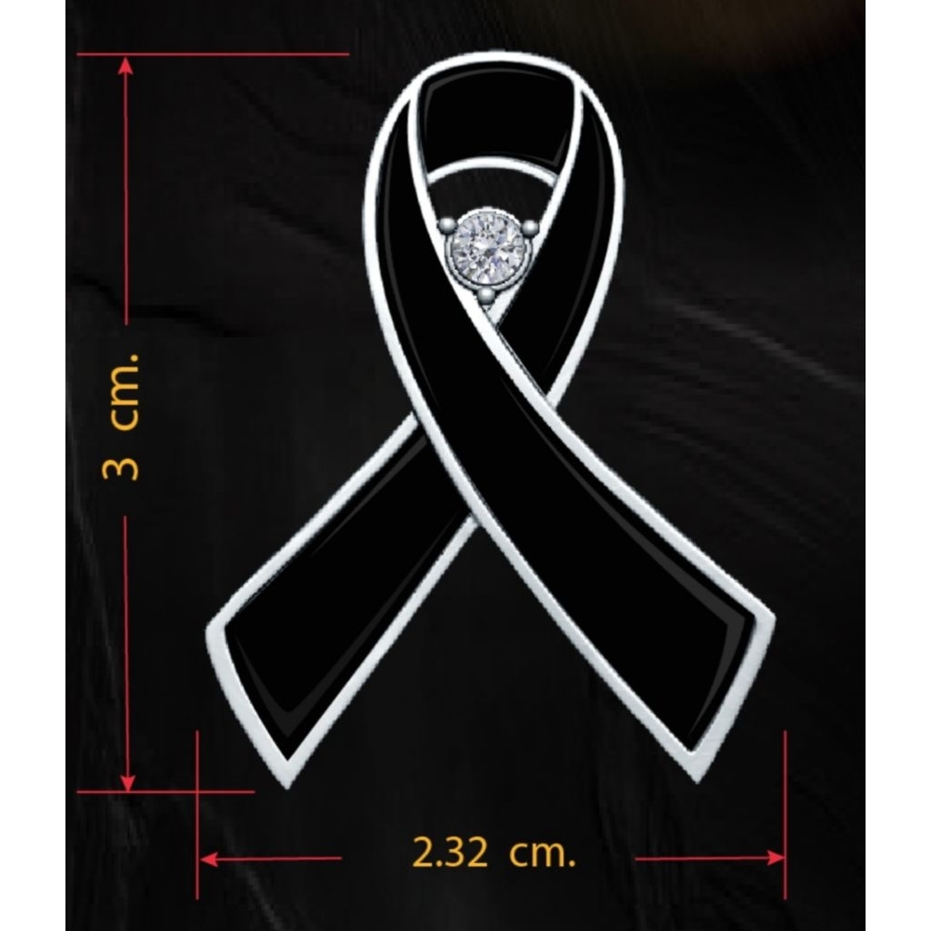 เข็มกลัดโลหะไว้อาลัย(ส่งด่วน) (งานผลิตที่โรงงานในเมืองไทย)ไม่ต้องรอสินค้านานส่งตรงจากโรงงานในไทย