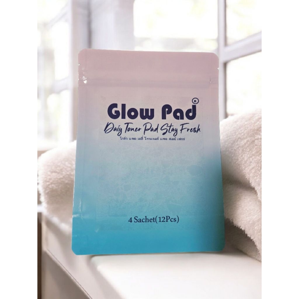 glow pad daily toner pad stay frash