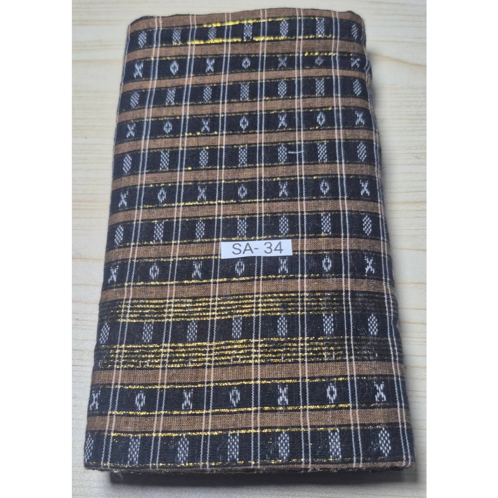 SA – set 1- 80 โสร่ง ผ้านุ่ง  ผู้ชายพม่า โสร่งพม่า โสร่งผ้าฝ้าย ทอลาย ผ้าหนาปานกลาง ใส่ดิ้นทอง สวมใส่สบาย ราคา ถูกที่สุด ดีลบีเคเค แกลเลอรีภาพที่ 4