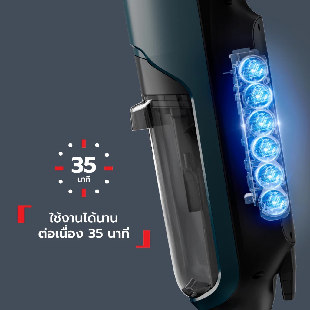 Tefal เครื่องดูดฝุ่นและถูพื้นพร้อมกัน รุ่น FLOOR WASHER X-CLEAN 2 GF2251F3 ระบบ Self-Cleaning
