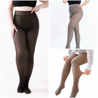 ถุงน่องซีทรูบุขนสาวอวบ  เลกกิ้งซีทรูบุขนสาวอวบ ใส่ติดลบได้❄️…