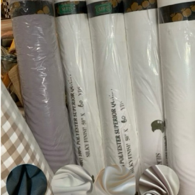 ผ้าซับในตราแอปเปิ้ล ม้วน60หลา ผ้าซับในหน้ากว้าง55นิ้ว ยกม้วน 50'x60YDS.