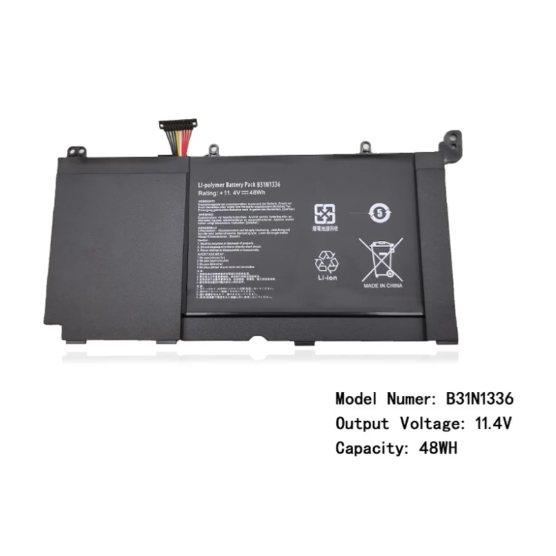 แบตเตอรี่ใหม่สำหรับ ASUS C31-S551 V551L V551LA R553L K551LN B31N1336