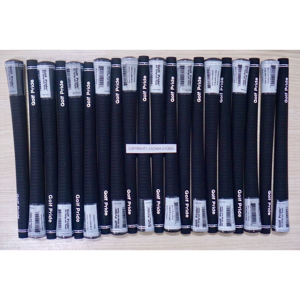 กริปไม้กอล์ฟ แบบ 10 ชิ้น/20 ชิ้น (GGP001) Grip GP 60R สีดำ Standard Size