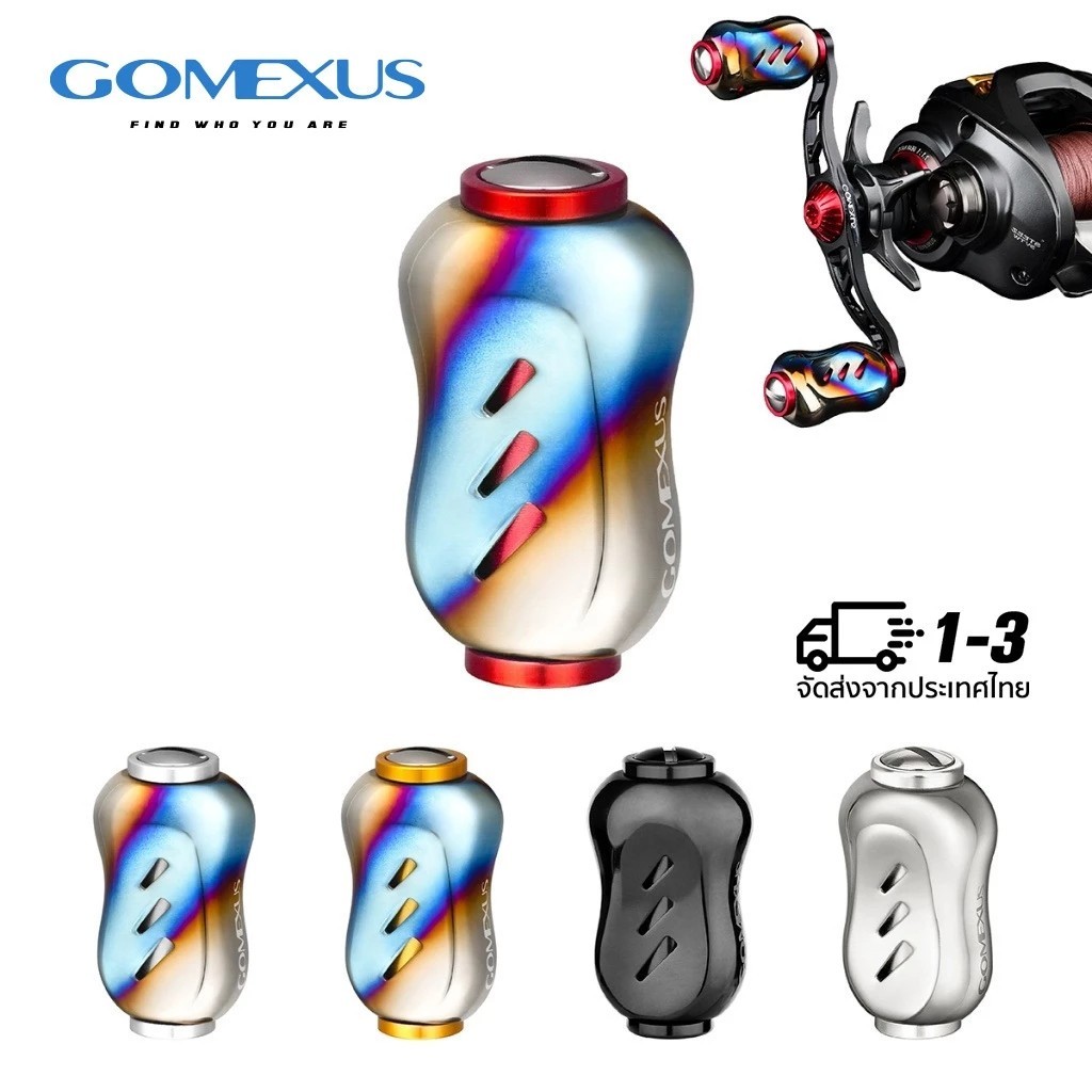 KNOB Gomexus titaninum galaxy 22 mm.(สต๊อกในไทย)