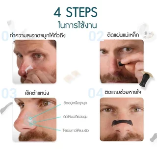 Premier Nasal Dilators ชุดขยายโพรงจมูก ช่วยลดอาการนอนกรน อุปกรณ์ช่วยหายใจทางจมูก แบบ 30 วัน พร้อมส่งจากรังสิต