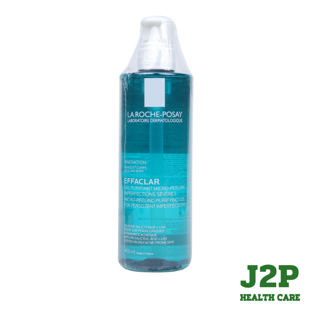LA ROCHE-POSAY Effaclar Micro-Peeling Purifying Gel 400 ml.(โฟมล้างหน้า ลดสิว)