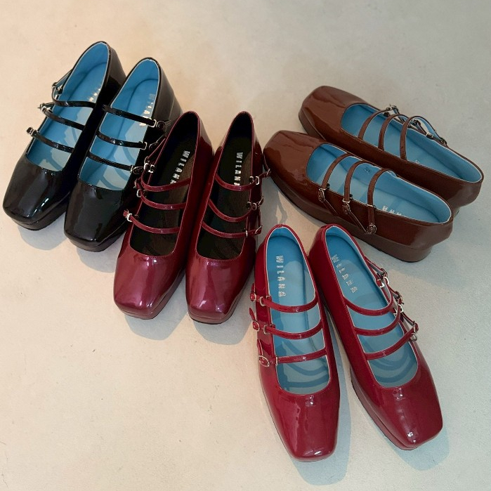 💥𝐋𝐈𝐕𝐄ลด𝟏0𝟎.- | 𝐕𝐢𝐝𝐞𝐨ลดในคลิป!25twentyfives - BB รองเท้า Mary Jane ส้นเตารีด wilana shoes