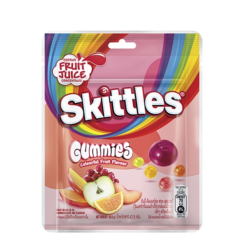 [สินค้าสมนาคุณ งดจำหน่าย] Skittle Gummies คละรส 1 ห่อ