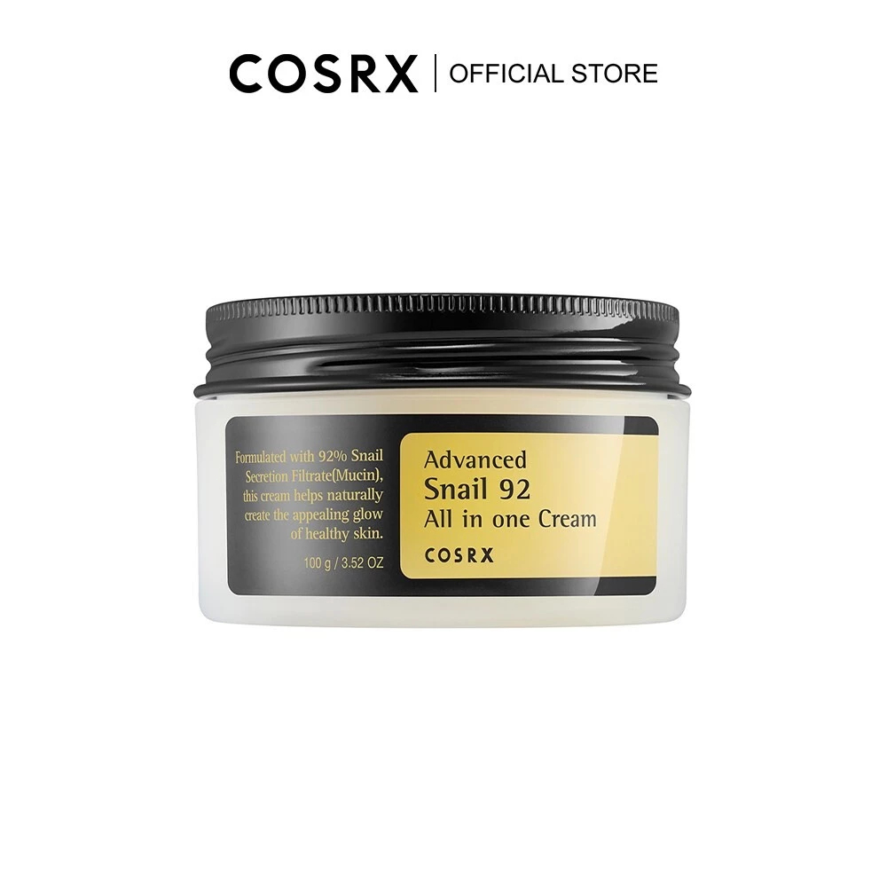 COSRX Advance Snail 92 All in one Cream 100ml ครีมบำรุงผิวหน้า สกัดจากเมือกหอยทาก 92% ให้ความชุ่มชื้