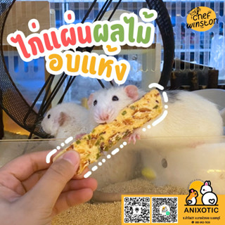 Chef Winston [ไก่แผ่นผลไม้อบแห้ง] อกไก่สัตว์เลี้ยง