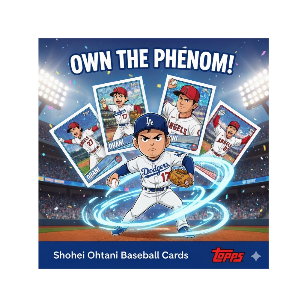 Shohei Ohtani Card Lot – Topps MLB Collection – Los Angeles Angels / Dodgers