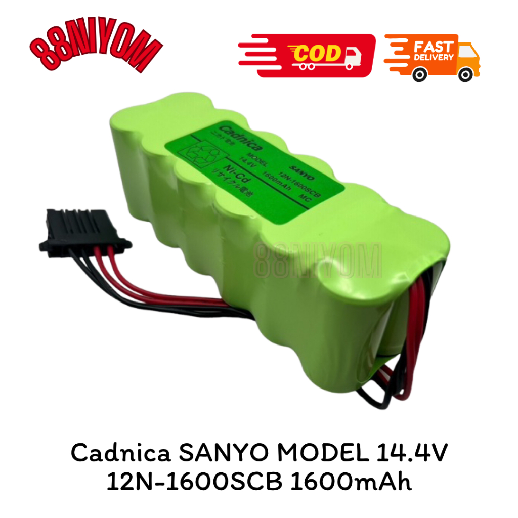 Cadnica SANYO MODEL 14.4V 12N-1600SCB 1600mAh