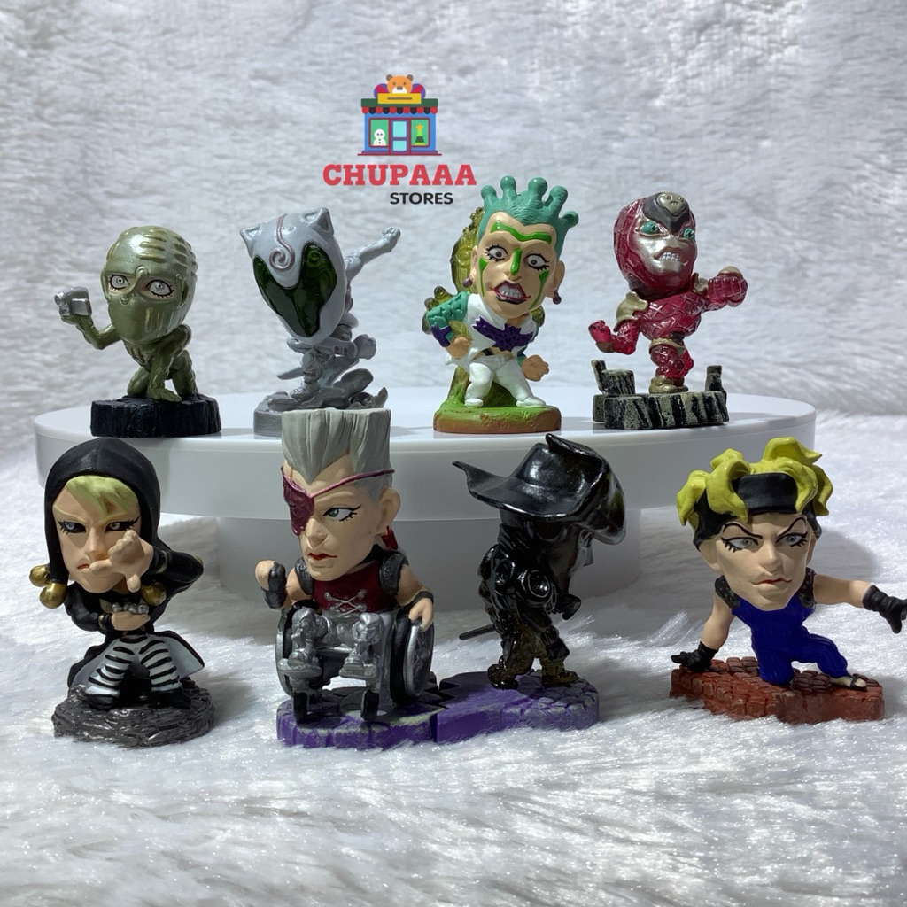 🔥RARE🔥 [8ชิ้น] JoJo's Bizzare Adventure Mini Big Head (MBH) Part 5 Golden Wind Vol.3 | โจโจ้ มินิบิ๊