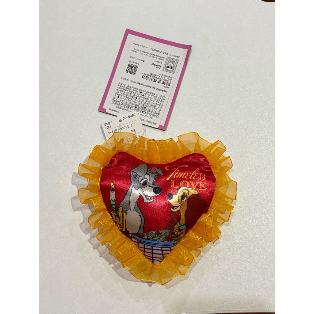 พวงกุญแจกระเป๋า Lady and the Tramp ใหม่✨🇯🇵