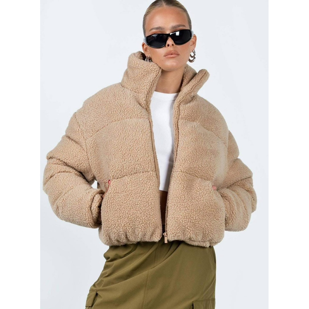 Fluffy Teddy Bomber Jacket จากแบรนด์แท้ 💯💯 Sinsay✨ใส่แล้วน่ารัก อบอุ่น สไตล์เกาหลีสุดๆ