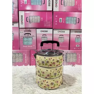 ปิ่นโต สวย น่ารัก 3 ชั้น 14*3 1503 ขนาด 14x3 รหัส 1503 ดีไซน์น่ารักเฉพาะรุ่นนี้