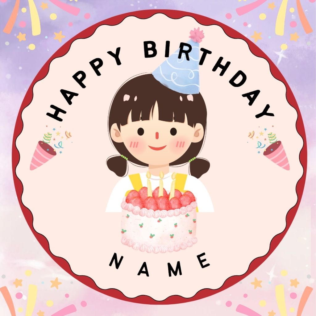 ทักแชทก่อนสั่งซื้อ‼️ สติกเกอร์PPกันน้ำ ธีมวันเกิด เพิ่มชื่อและเลขอายุได้ มี3ขนาดให้เลือก มีบริการส่งด่วนน้าา - รูปที่ 6