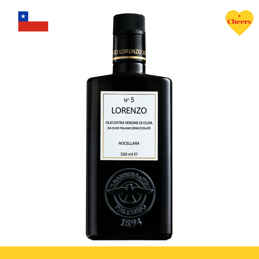 E.V.O. Oil Lorenzo N.5 (Sicily) l น้ำมันมะกอกเอ็กซ์ตร้าเวอร์จิน ลอเรนโซ่ หมายเลข 5 500ml.