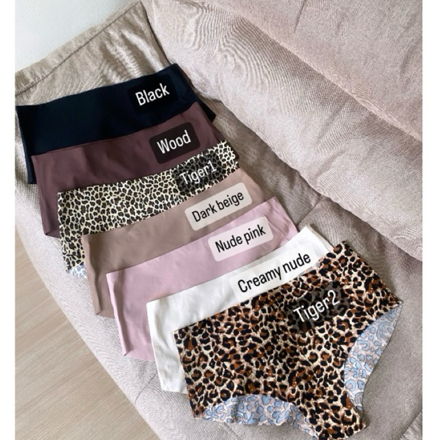 กางเกงในไร้ขอบปิดก้น ทรงปรกติขอบหยัก Scallop trim panty