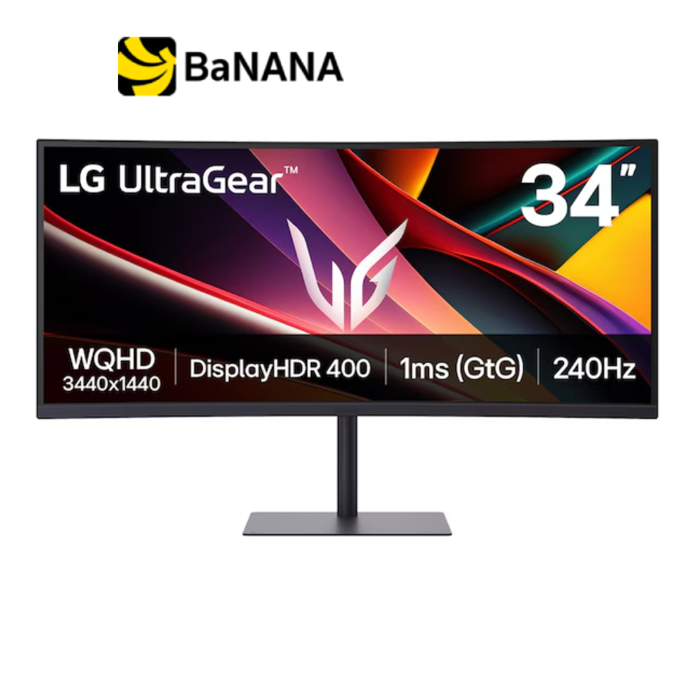 จอมอนิเตอร์ LG UltraGear 34G630A-B Gaming Monitor (VA 2K 240Hz Curved) by Banana IT