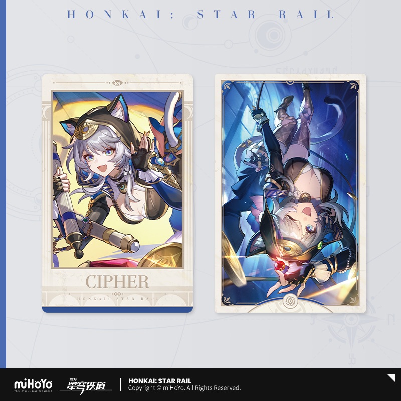 [ พร้อมส่ง / Official ] Honkai : Star Rail Set Postcard - Cipher ฮงไค สตาร์เรล เซ็ต โปสการ์ด - Ciphe
