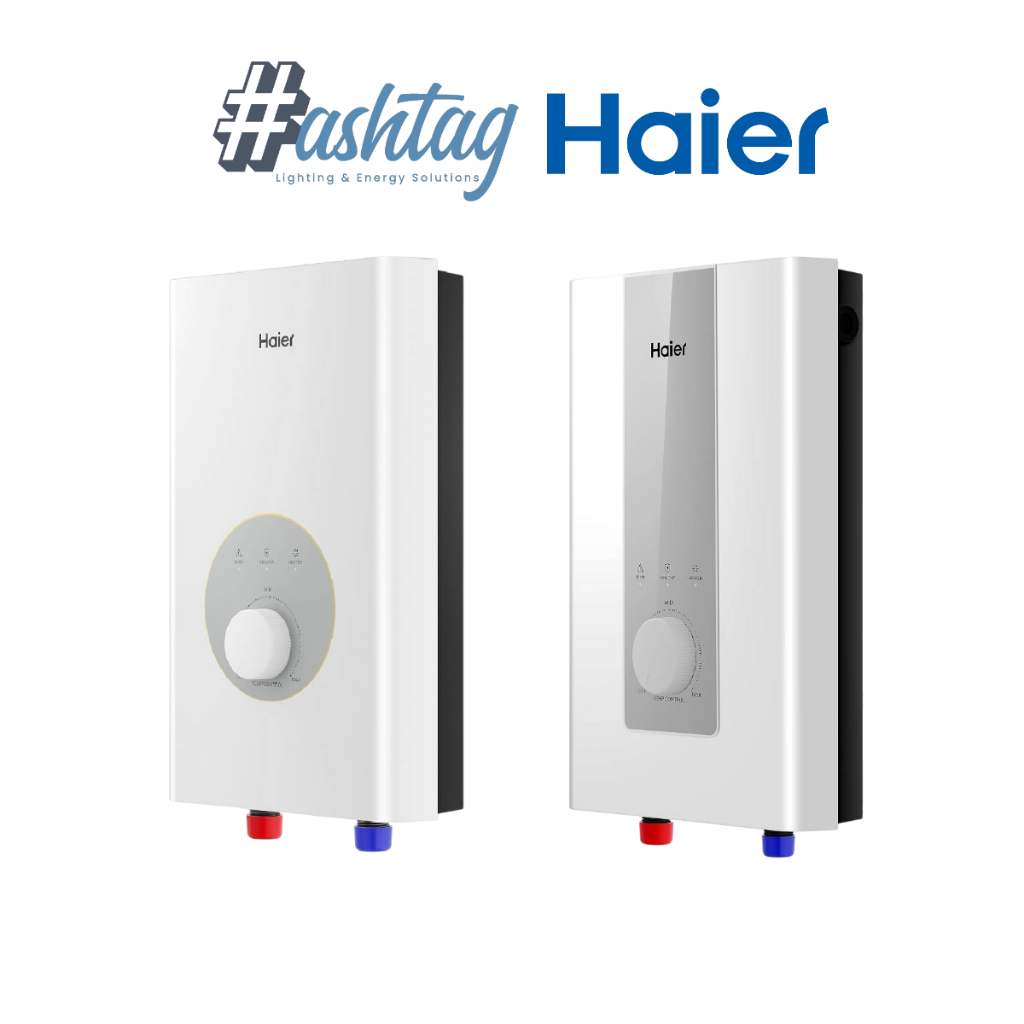 [ผ่อน 0%] Haier เครื่องทำน้ำอุ่น ไฮเออร์ รุ่น EI35M-F1W / EI45M-F1W / EI35M-F1CW / EI45M-F1CW ขนาด 3
