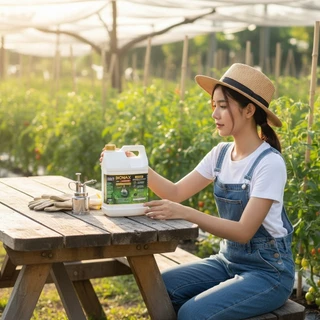 Bionax สูตรใหม่ !!! สารจับใบ+ปรับสภาพน้ำ เสริมประสิทธิภาพการดูดซึมปุ๋ย-ยา (แกลลอน 5 ลิตร) B-Big