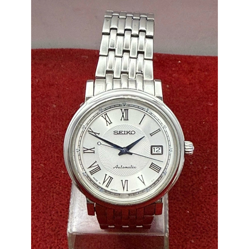 SEIKO Automatic Cal 4R35 ตัวเรือนสแตนเลส นาฬิกาผู้ชาย มือสองของแท้