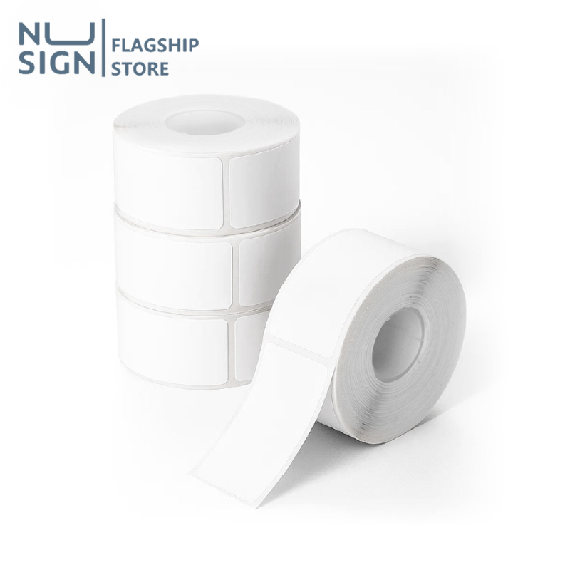 Nusign สติ๊กเกอร์ป้ายฉลาก กระดาษสติ๊กเกอร์ ฉลากสินค้า ฉลากชื่อ ป้ายสี กันน้ำ Label Roll