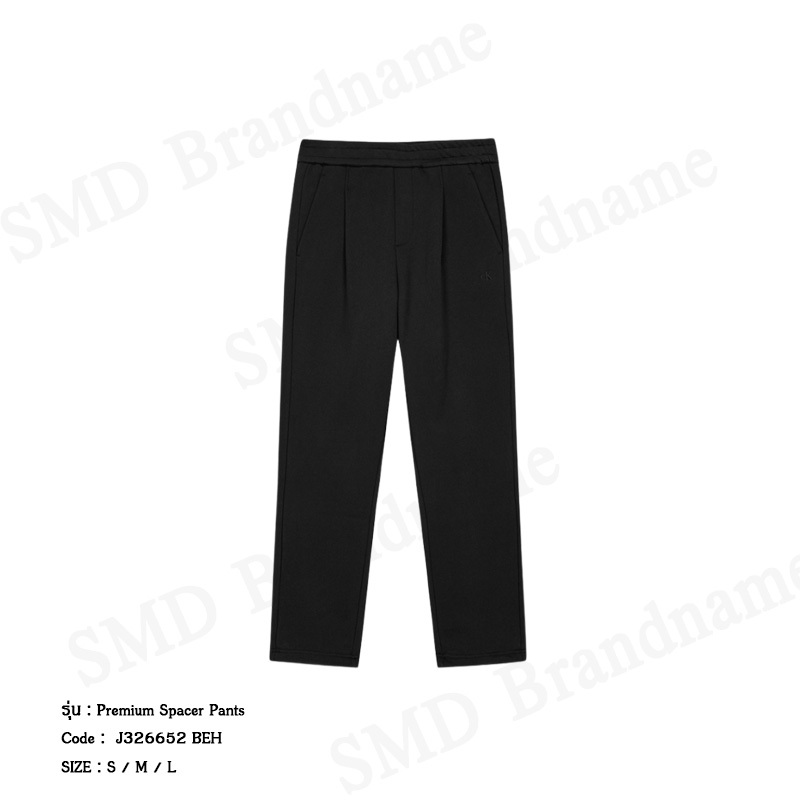 Calvin Klein Jeans กางเกงลำลองขายาวผู้ชาย รุ่น Premium Spacer Pants Code: J326652 BEH