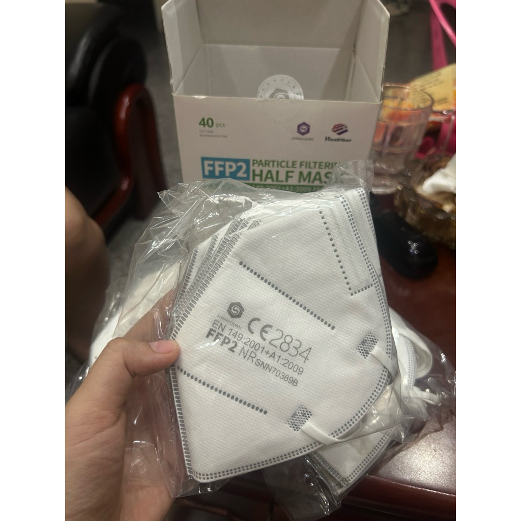 หน้ากากป้องกันแบบใช้แล้วทิ้งสำหรับผู้ใหญ่ Graphene FFP2 ชนิด C หน้ากาก ffp2 กันลมแบบพิเศษ