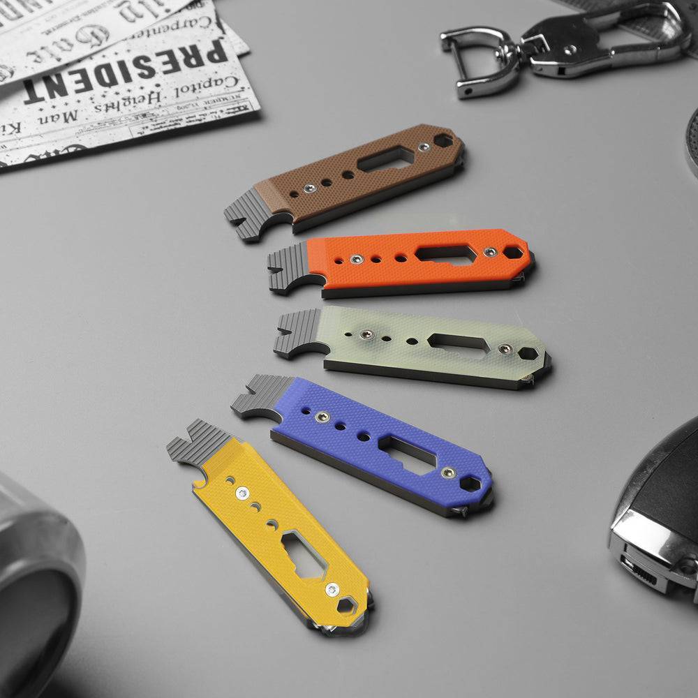 KIZER EDC Multitools l Titanium & G10 I Pac-Bar
