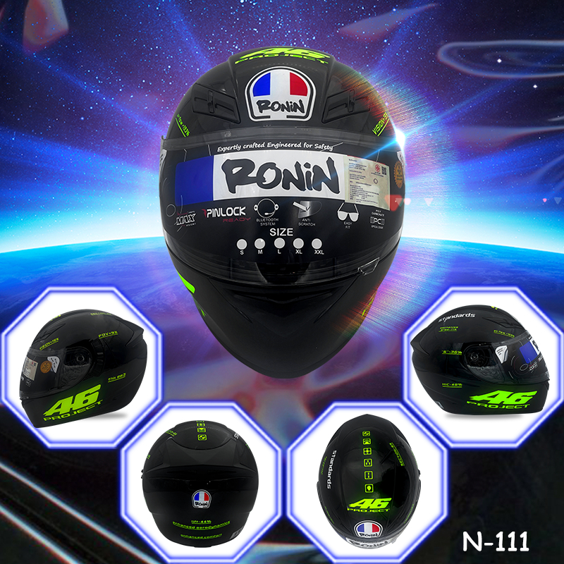 【ลดราคาล้างสต็อก】999-หมวกกันน็อกเต็มใบ N รองรับการติดตั้ง แถมฟรีถุงผ้าใส่หมวกมีชิวสองชั้น - รูปที่ 3