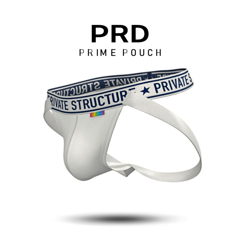 Private Structure กางเกงชั้นในชาย รุ่น PRD Limited Jockstrap – Urban White [4496]