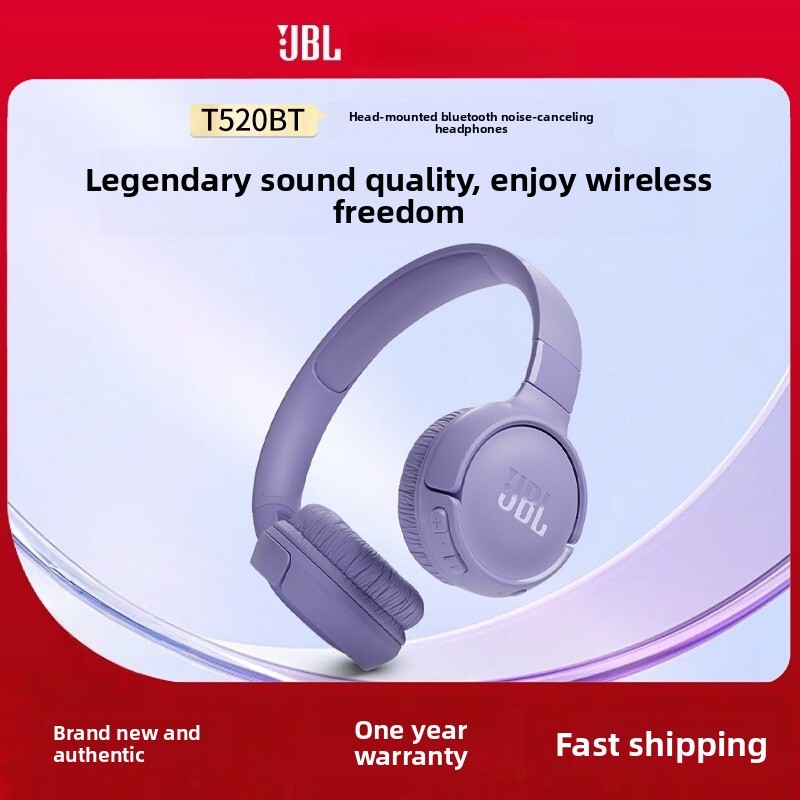 JBL Tune 520BT Wireless Bluetooth Headphones Long-lasting gaming headphones