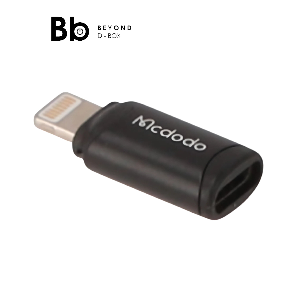 ตัวแปลง MCDODO USB-C to Lightning Connector (3.0A) Black by BB Beyond D-Box